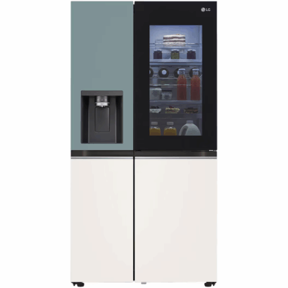 ตู้เย็น LG Instaview Door-in-Door รุ่น GC-X257CMEW ขนาด 22.4 คิว รองรับ Wi-Fi ThinQ เคาะสองครั้งเพื่อดูด้านใน